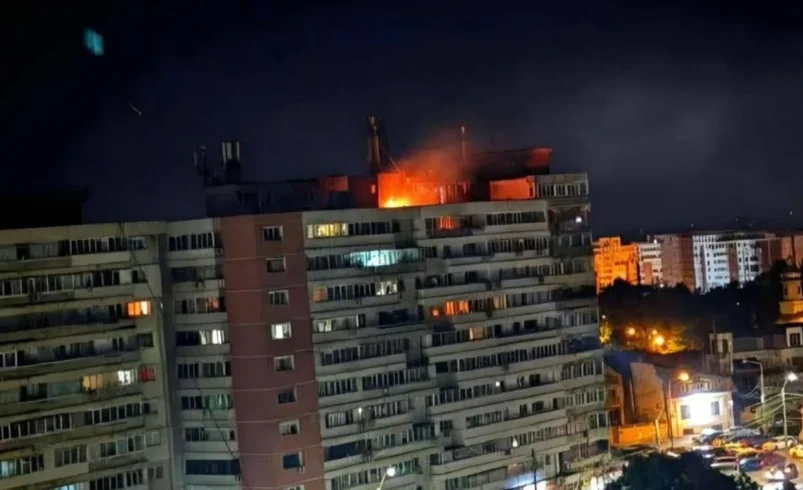 Руски дрон удари жилищен блок в Румъния